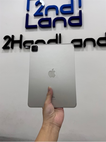 iPad Pro 11 inch M2 2022 (Gen 4) - Bản 5G - LL/A - 128GB - IOS 18.6.2 - Pin 86% - Màu bạc - Ngoại hình 97% - Body