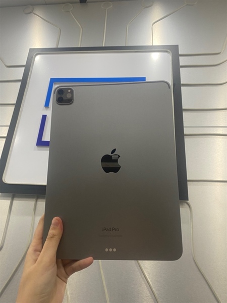 iPad Pro 11 inch M2 - ZA/A - 128GB - Pin 92% - Màu xám - Ngoại hình: 98% - Kèm Box 1