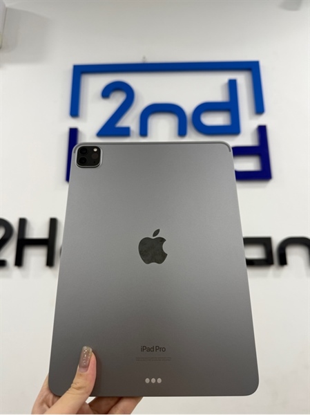 iPad pro 11 inch thế hệ 4 - Chip M2 - LL/A - IOS 18.4.1 - Wifi - 128GB - Màu bạc - Pin 100% - Ngoại hình 98% - FullBox 1