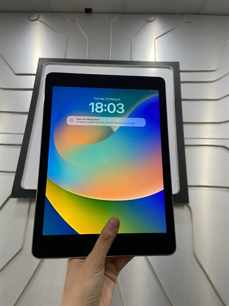 iPad Pro 9.7 inch - J/A - 128GB - Bản 4G - Pin 71% - Sạc 808 lần - Khắc tên, màn ám hồng nặng, phản quang - Body 2