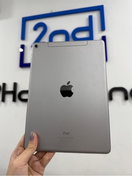 iPad pro 9.7 - LL/A - IOS 16.7.7 - Bản 4G - 128GB - Màu xám - Pin 86% - Ngoại hình 98% - Màn hồng , trầy nhẹ - Kèm sạc