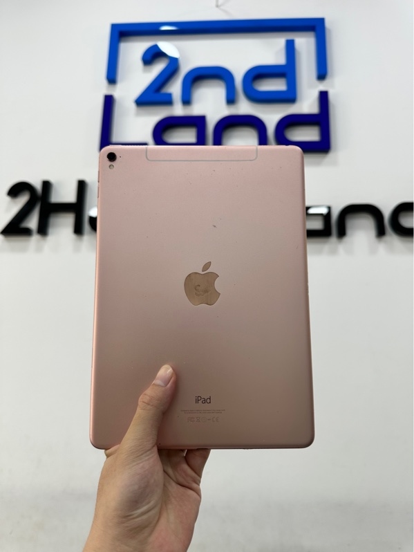 iPad Pro 9.7inch 4G - 2J/A - 32GB - IOS 16 - Pin 92% - Màu hồng - Ngoại hình 97% - Màn ám - Body
