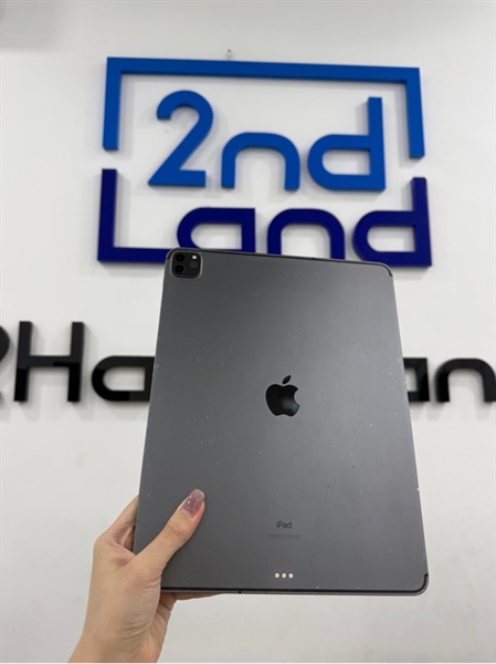 iPad pro gen 4 - 12.9 inch - LL/A - IOS 26.2 - 4G -256GB - Màu xám - Pin 83% - Ngoại hình 96% - Cong sườn , nứt kính góc màn, máy trầy tróc sơn - Body