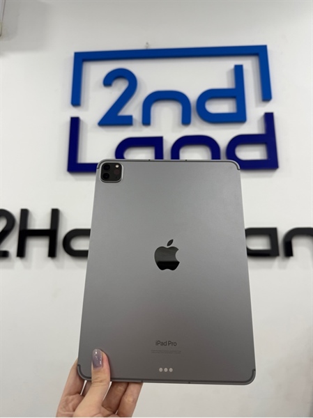 iPad pro gen 4 M2 - 11 inch - ZA/A - IOS 18.5 - 4G - 256GB - Màu xám - Pin 92% - Ngoại hình 98% - Màn hồng nhẹ - Kèm sạc
