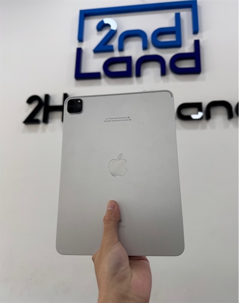 iPad Pro M1 11 inch Gen 3 (2021) Wifi - Mã P bản khắc tên - Chip M1 - J/A - 512GB - IOS 18.5 - Pin 88% - Màu bạc - Ngoại hình 97% - Body