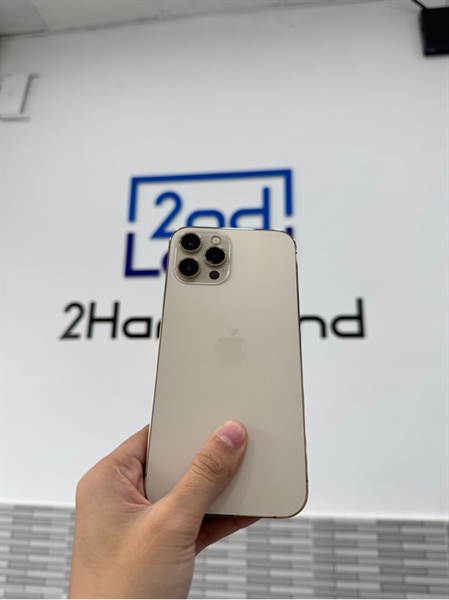 iPhone 12 Promax - LL/A - 256GB - Vàng - Ngoại hình 98% - Màn lưu ảnh nhẹ