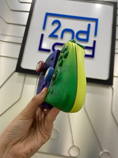 Joycon IINE l767 Joypad Splatoon 3 - Màu tím xanh - Ngoại hình: 98% - Body 1