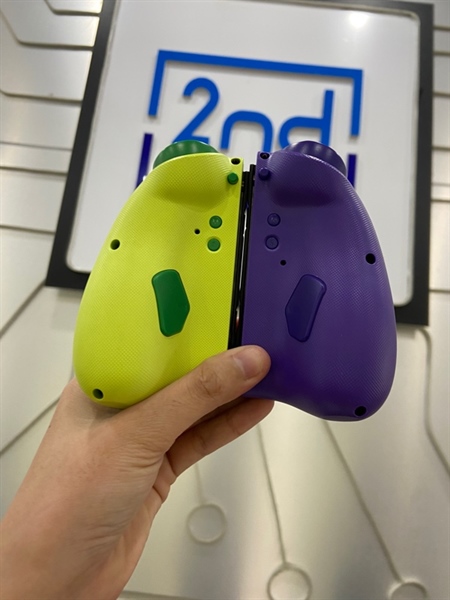 Joycon IINE l767 Joypad Splatoon 3 - Màu tím xanh - Ngoại hình: 98% - Body 2