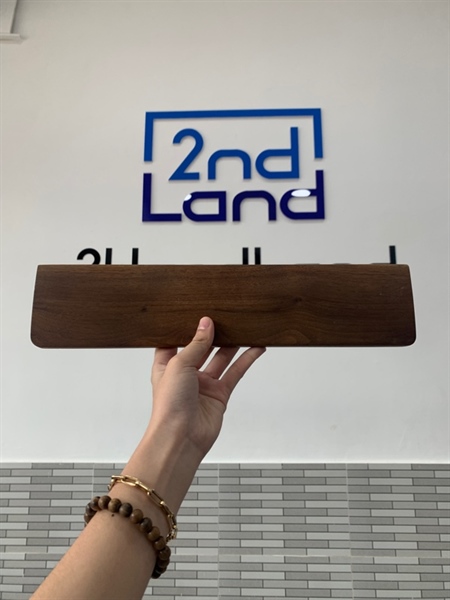 Kê tay bàn phím chống đỡ cổ tay Hyperwork - Màu nâu gỗ - Ngoại hình: 98% - Body