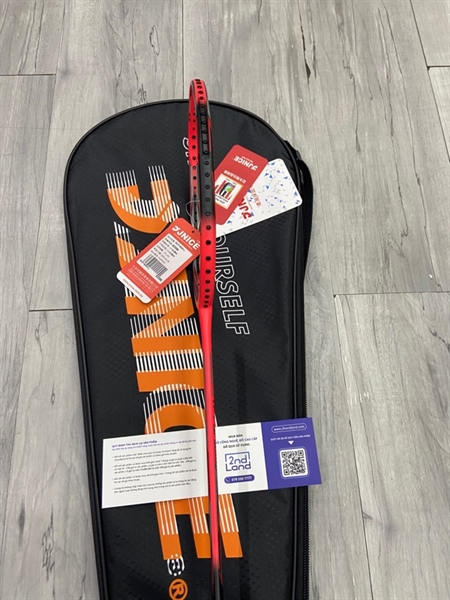 Khung vợt cầu lông JNiCE TPY CP 8000 - Màu đỏ đen - Ngoại hình: 99% - Kèm túi 2