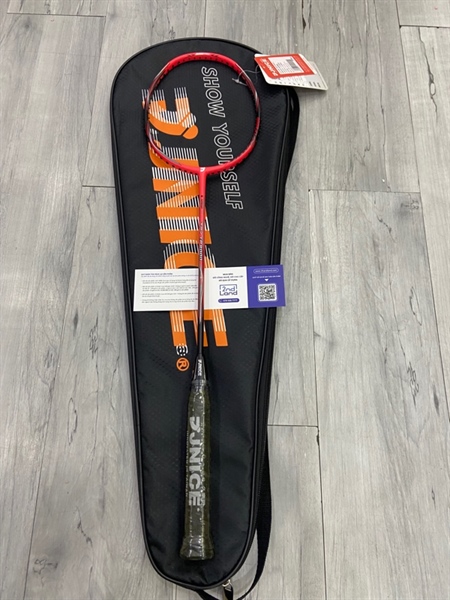 Khung vợt cầu lông JNiCE TPY CP 8000 - Màu đỏ đen - Ngoại hình: 99% - Kèm túi 3