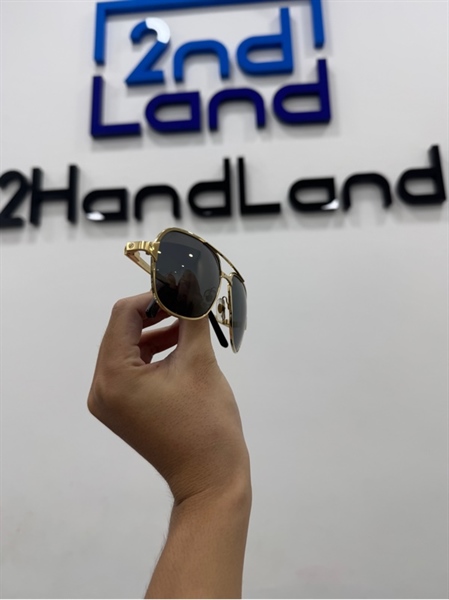 Kính mát Cartier CT0165S 002 - Màu vàng - Ngoại hình 98% - Kèm box + Túi đựng 1