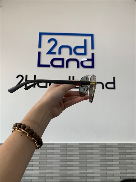 Kính mát Gucci Aviator Men's GG0422S - Màu xanh - Ngoại hình: 98% - Kèm hộp đựng 1