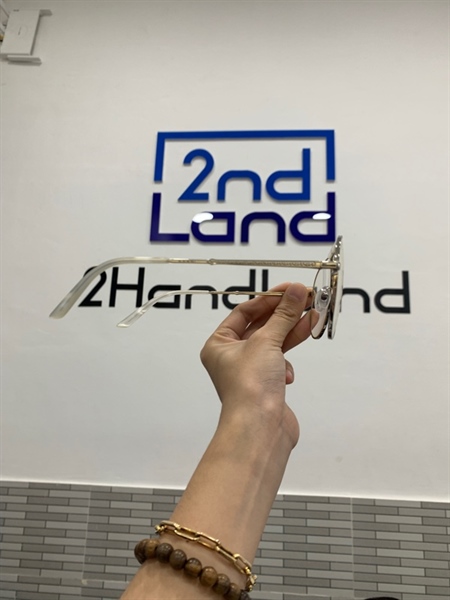 Kính Mát Gucci Brown Aviator Sunglasses GG0242S- Màu trắng - Ngoại hình: 98% - Body 1