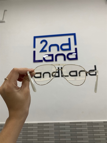 Kính Mát Gucci Brown Aviator Sunglasses GG0242S- Màu trắng - Ngoại hình: 98% - Body 2