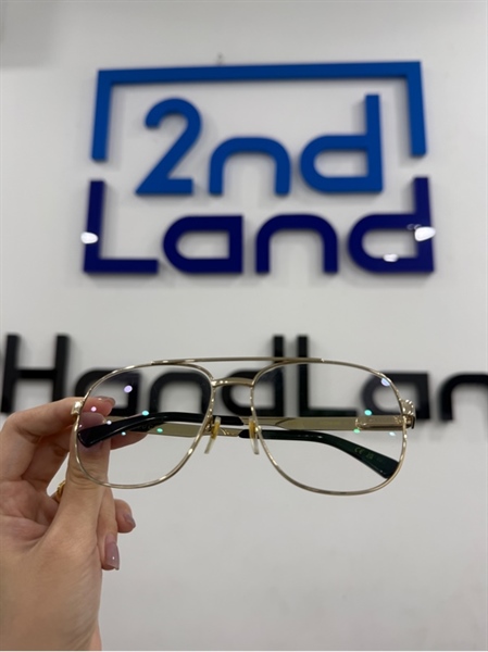 Kính mát Gucci GG1223S 002 - size 60 - Màu vàng - Ngoại hình 97% - Gọng xước ít , tròng thay - Kèm Box 1