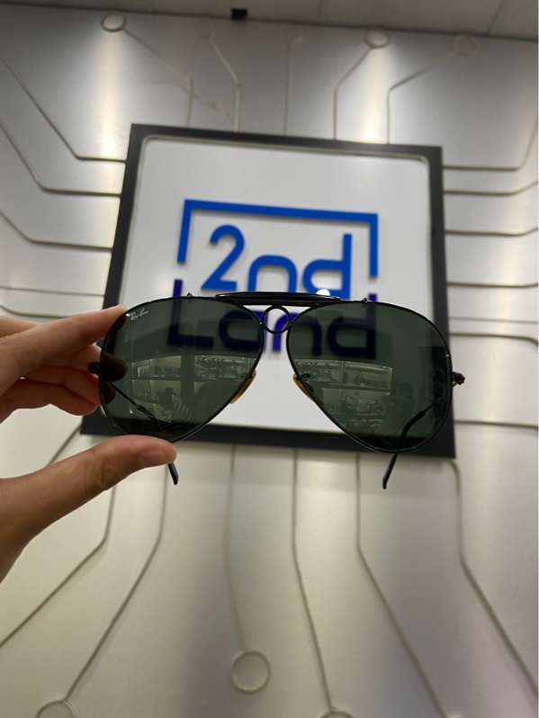 Kính Mát Ray-Ban Shoot RB3138 - Màu đen - Ngoại hình: 97% - Kính xước - Kèm túi