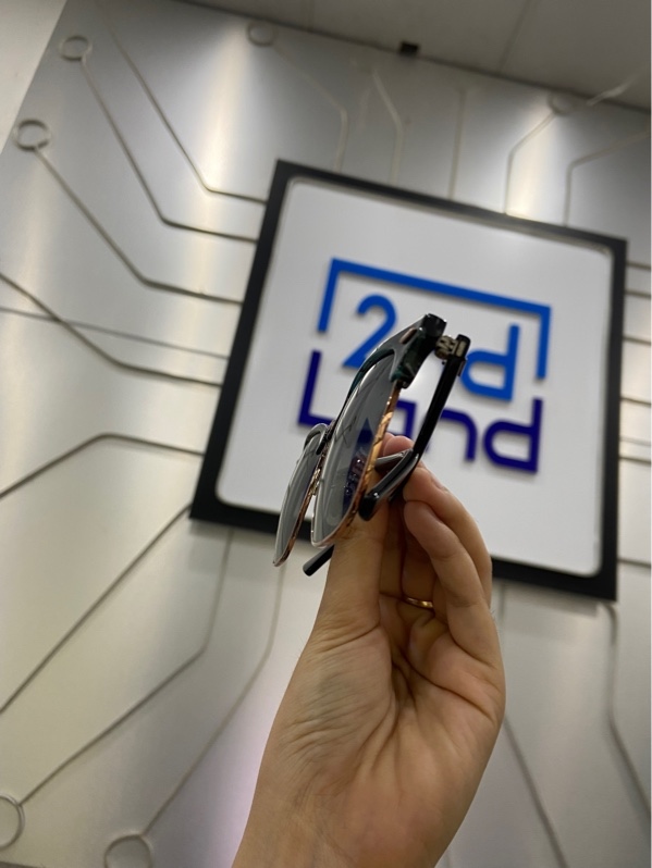 Kính Mát RayBan Clubmaster Fleck Sunglasses RB3016 - 55x19x145mm - Màu xanh đen - Ngoại hình: 97% - Gọng xước nhẹ - Kèm túi