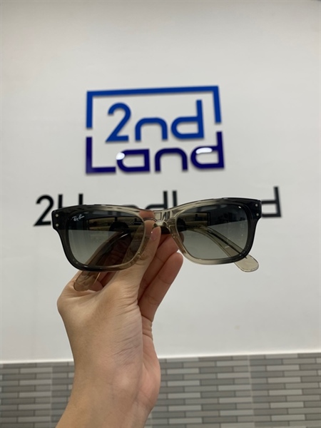 Kính Mát Unisex Rayban Burbank Sunglasses RB2283 901/58 - Màu xám - Ngoại hình: 98% - Box