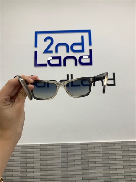 Kính Mát Unisex Rayban Burbank Sunglasses RB2283 901/58 - Màu xám - Ngoại hình: 98% - Box 2