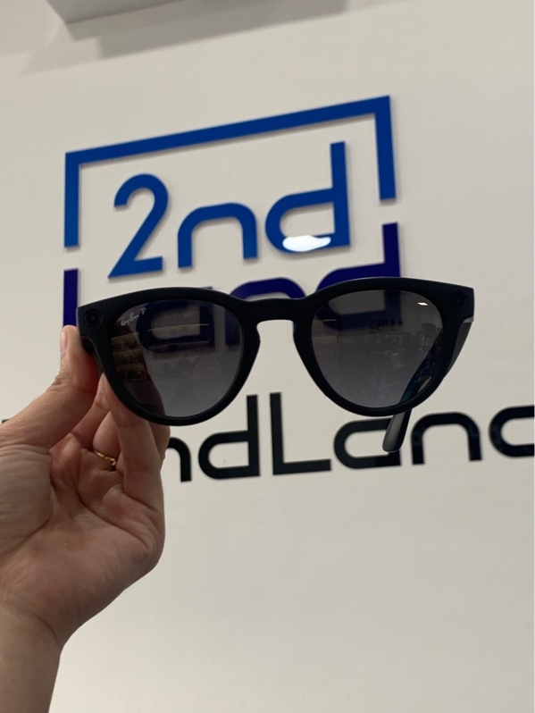 Kính Meta Rayban gen 2 - Màu đen - Ngoại hình: 97% - Kèm túi