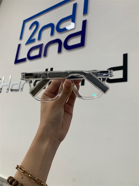 Kính nghe nhạc JBL Sound Gear Frames - Màu trắng trong suốt - Ngoại hình: 98% - Đã thay tròng (còn tròng zin) - Fullbox 4