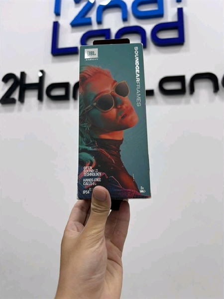 Kính phát nhạc JBL Sound Frames Square - Màu đen - Ngoại hình 98% - Fullbox 3
