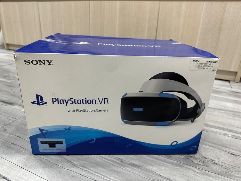 Kính Playstation VR - Màu Xám - Ngoại Hình: 98%, thiếu tay phải - Fullbox đầy đủ phụ kiện