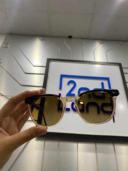 Kính Rayban Hawkeye RB2298 1292/M2 - Màu cánh gián - Tròng nâu - Ngoại hình: 98% - Kèm khăn