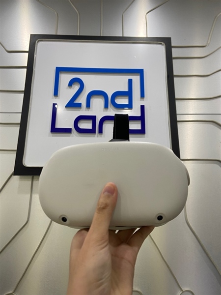 Kính thực tế ảo Meta Quest 2 - 64GB - Chỉ có kính - Màu trắng - Ngoại hình: 97% - Không phụ kiện, không active được - Kèm Box