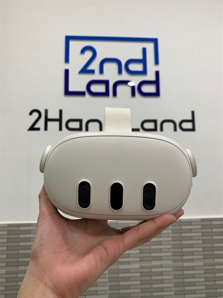 Kính thực tế ảo Meta Quest 3 - 128GB - Màu trắng - Ngoại hình: 97% - Ố dây đeo đầu - Box