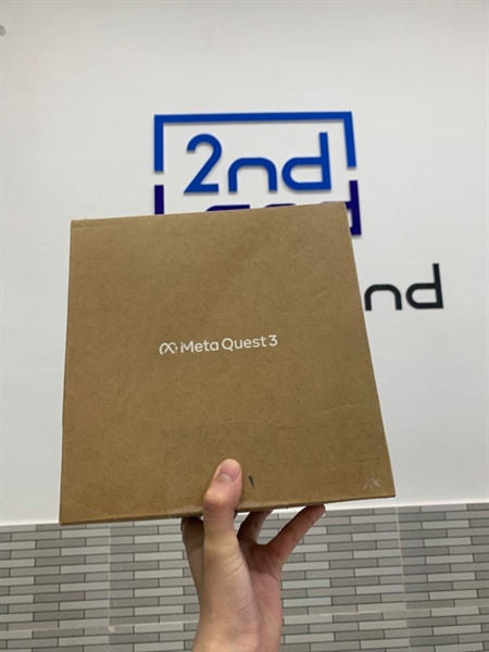 Kính thực tế ảo Meta Quest 3 - 128GB - Màu trắng - Ngoại hình: 97% - Ố dây đeo đầu - Box 3