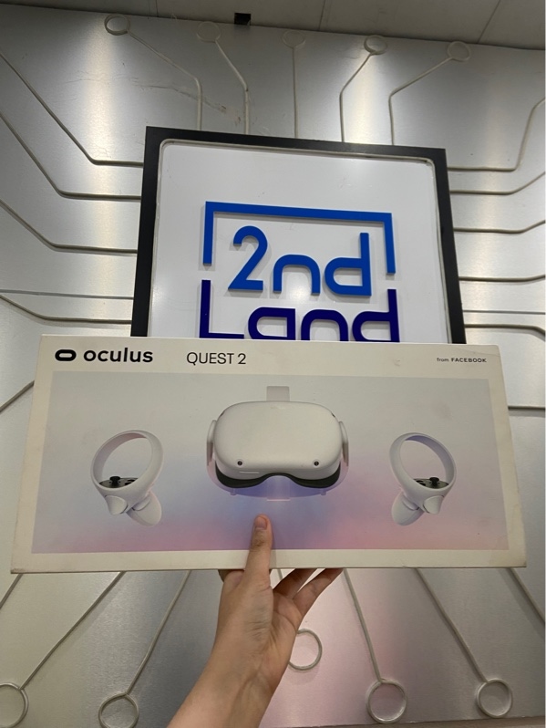 Kính thực tế ảo Oculus Quest 2 - 128GB - Màu trắng - Ngoại hình: 98% - Fullbox + Fiit VR hư đệm da