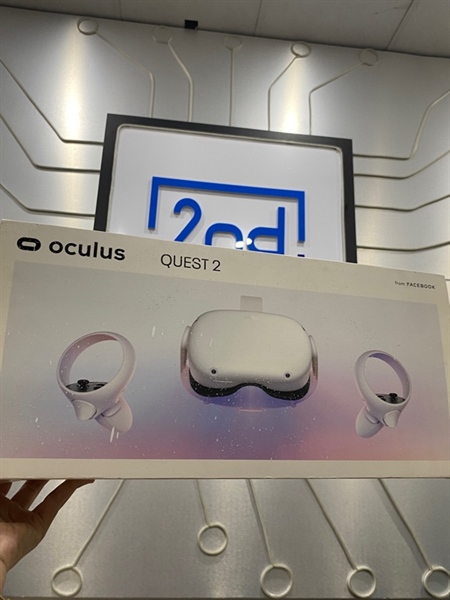 Kính thực tế ảo Oculus Quest 2 - 64GB - Màu trắng - Ngoại hình 96% - FullBox - Kèm túi