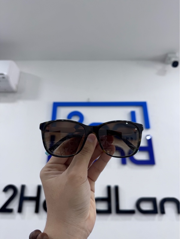 Kính Tiffany Sunglasses TF4174B 81343B Havana On Tiffany Blue Brown Gradient - Màu nâu xanh - Ngoại hình 98% - Lệch gọng phải nhẹ - Kèm box, thẻ, tag