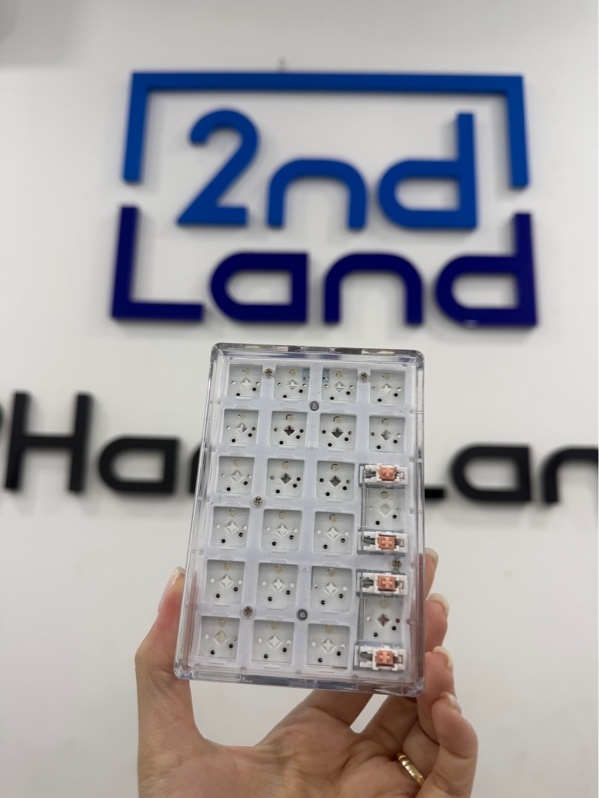 Kit phím số DK22 - 3 mode - Màu trắng - Ngoại hình 98% - Chưa có keycaps - Kèm 1 receiver