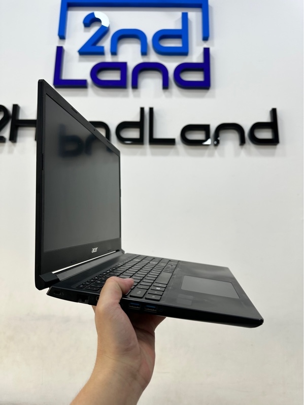 Laptop Acer A715-42G - Ryzen 5 5500U/GTX 1650 - Ram 8/512GB SSD - Pin 56% - Màu đen - Ngoại hình 97% - Đã sửa chữa bản lề trái , màn ám 1 đốm phản quang - Kèm sạc