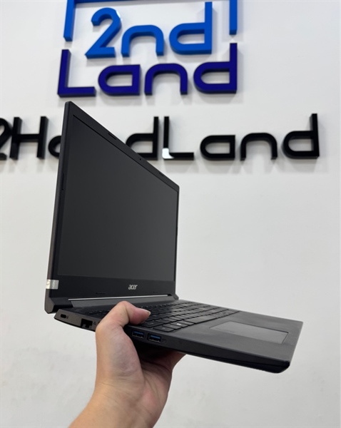 Laptop Acer Aspire 7 A715-41G - Ryzen 5 3550H - Ram 16/512 GB SSD - GTX 1650TI - Pin 64% - Màu đen - Ngoại hình 97% - Màn ám nhẹ - Kèm sạc 1