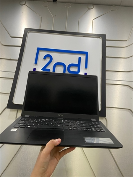 Laptop Acer Aspire A315-54 - I5-10210U - Ram 8/256GB SSD - Pin 45% - Màu đen - Ngoại hình: 97.5% - Touchpad liệt click vật lí, mất loa trái, webcam mờ, màn 2 đốm phản quang, ám hồng nặng - FullBox 1