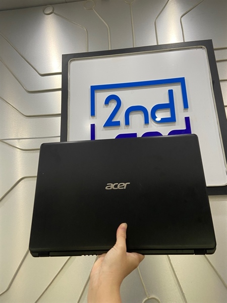 Laptop Acer Aspire A315-56 - i5-1035G1 - Ram 4/256GB - Màu đen - pin 33% - Ngoại hình: 97% - Bản lề yếu, màn in phím, mặt A xước, cấn viền - Kèm sạc