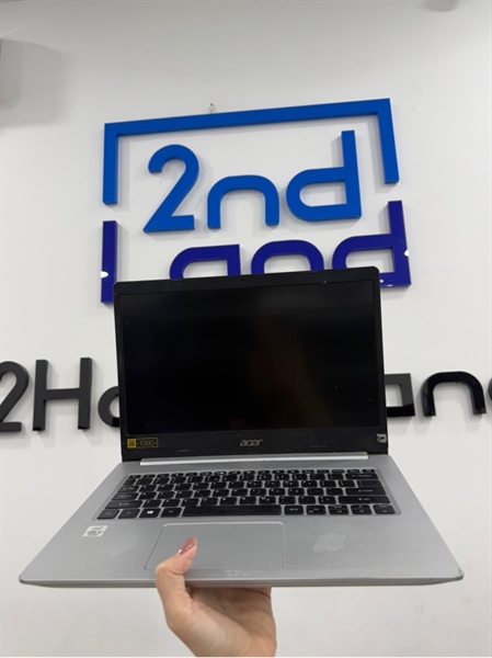 Laptop Acer Aspire A514-52 - i3 10110U - 4/256GB SSD - Màu bạc - Pin 68% - Ngoại hình 97% - Màn tối viền , màn mẻ vỏ , lỗi led phím - Kèm sạc 2