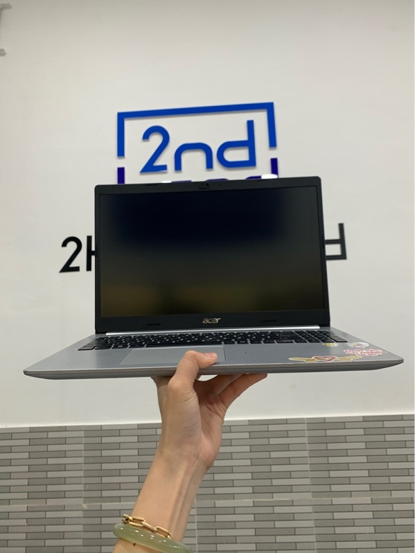 Laptop Acer Aspire A515-54 - i5-10210U - Ram 8GB/ SSD 512GB - Màu trắng - Pin 75% - Ngoại hình: 96% - bung bản lề, lỏng chân sạc, màn ám hồng + phản quan - Kèm sạc - SP KHÔNG BẢO HÀNH