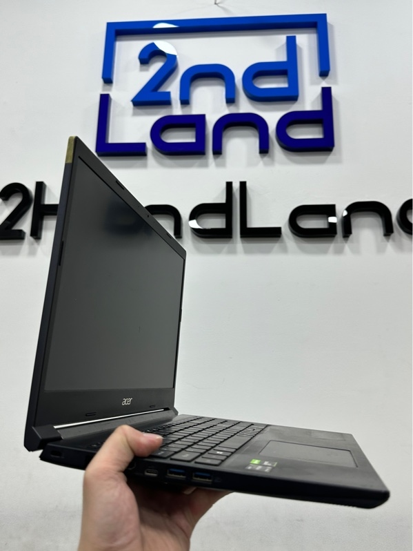 Laptop Acer Aspire A715-42G - 60Hz - Ryzen 5 5500U/GTX 1650 - Ram 8/256GB SSD - Pin 79% - Màu đen - Ngoại hình 97% - màn ám phản quang, hư touchpad - Kèm Sạc