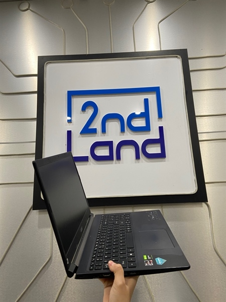 Laptop Acer Aspire A715-42G - AMD Ryzen 5-5500U - GTX 1650 - Ram 8/256GB SSD - Pin 41% - Màu đen - Ngoại hình: 97% - Dán sticker - Kèm sạc 2
