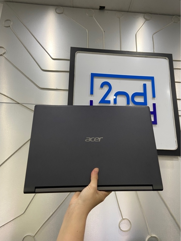 Laptop Acer Aspire A715-43G - AMD Ryzen 5 5625U - Ram 16/512gb SSD - Geforce RTX 3050 4GB - Pin 66% - Màu đen - Ngoại hình: 97% - Màn ám hồng- Kèm sạc