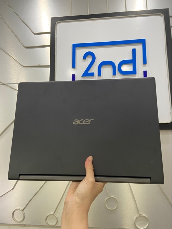 Laptop Acer Aspire A715-75G - Intel core i5-10300H NVIDIA GeForce GTX 1650 - Ram 8/512 GB SSD - Pin 76% - Màu đen - Ngoại hình: 97% - Màn in phím - Kèm sạc