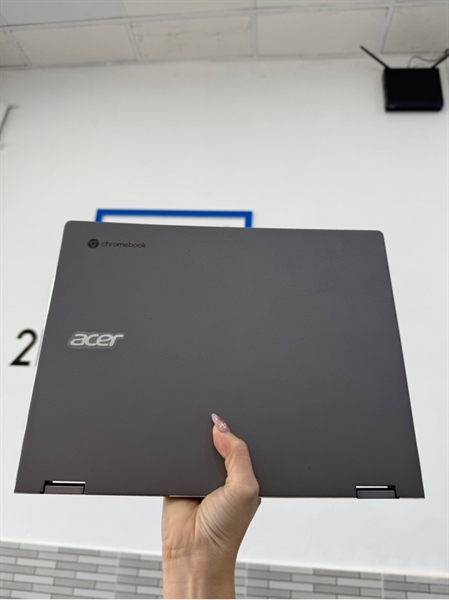 Laptop Acer ChromeBook Spin 713 - i310110U - Xám - Ram 4/64GB SSD - Pin 96 - chu kỳ 73 - Ngoại hình: 97% - Kèm sạc linh kiện - màn ám viền