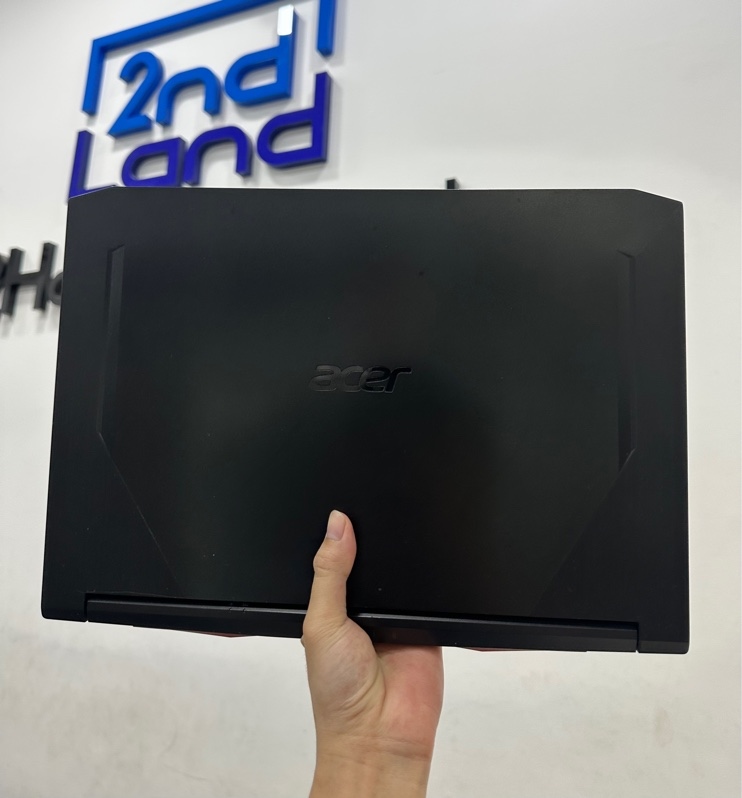 Laptop Acer Nitro 5 2020 AN515-55 - i5 10300H - Ram 16/512GB SSD (91%) - Card GTX 1650 Ti - Pin 85% - Màu đen - Ngoại hình 97% -Màn ám phản quang , nứt khung mặt C,hở bản lề,touchpad trầy , hằn phím - Kèm sạc