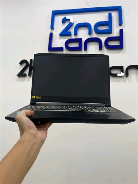 Laptop Acer Nitro 5 AN515-45 - AMD Ryzen 5 - 5600H/GTX1650 - Ram 16/512 GB SSD - Pin 89% - Màu đen - Ngoại hình 97.5% - Màn ám rộp - Kèm sạc 1