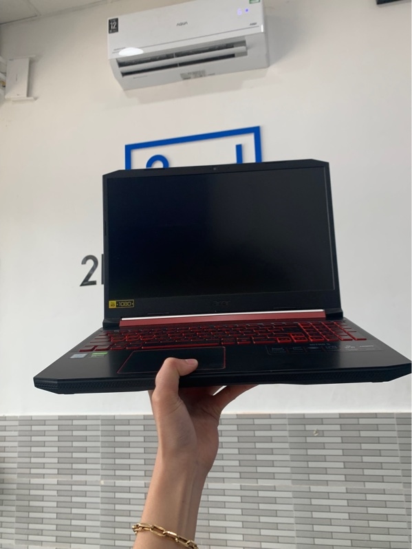 Laptop Acer nitro 5 an515-54 - i5-9300h - GTX 1650 4gb - Ram 16gb/ssd 256gb + 500gb - Màu đen - Pin 63% - Ngoại hình: 98% - Kèm sạc